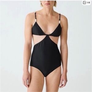 NWT - J. Crew Pearl Strap One Piece